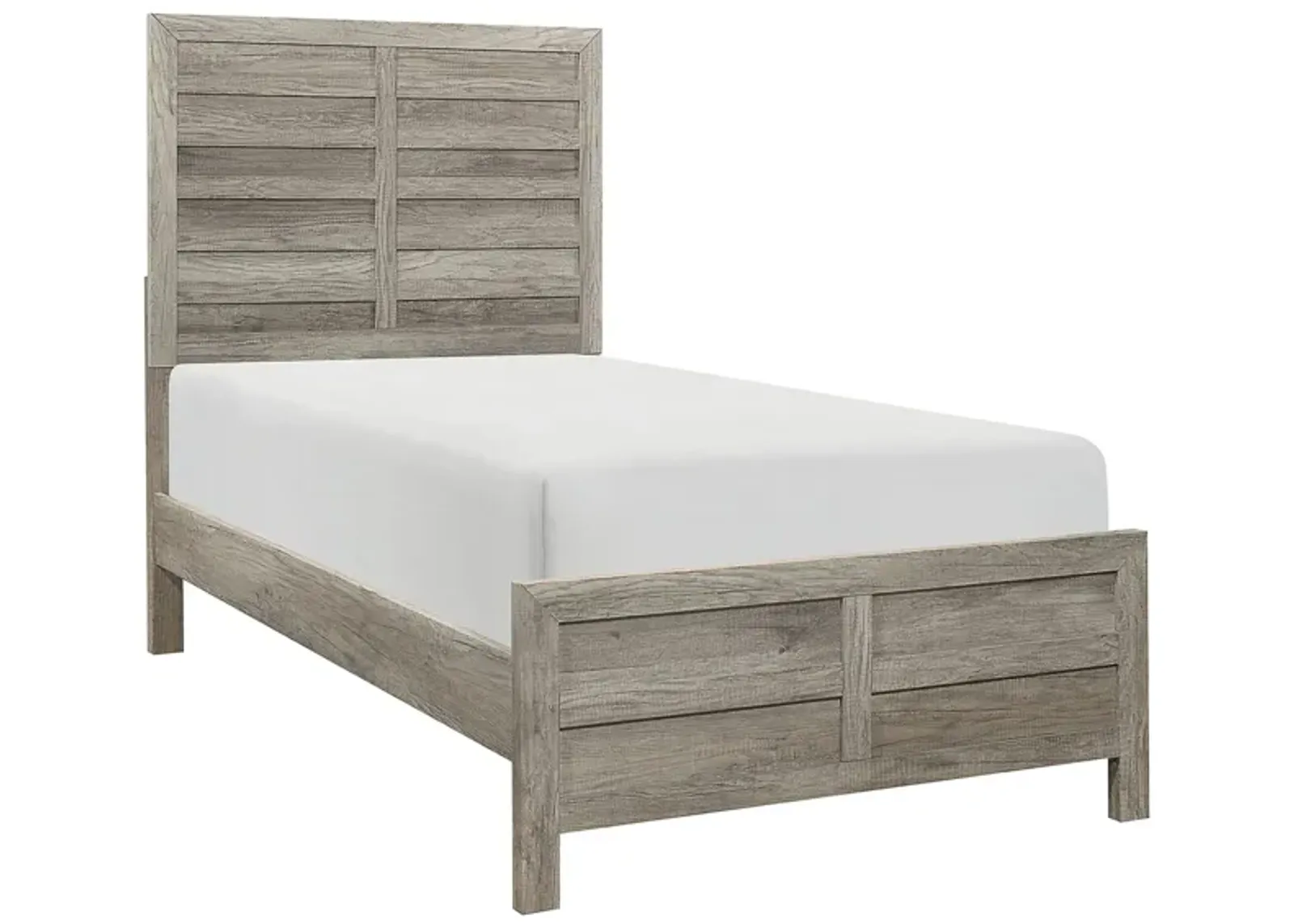 Terrace Panel Bed in Gray by Homelegance