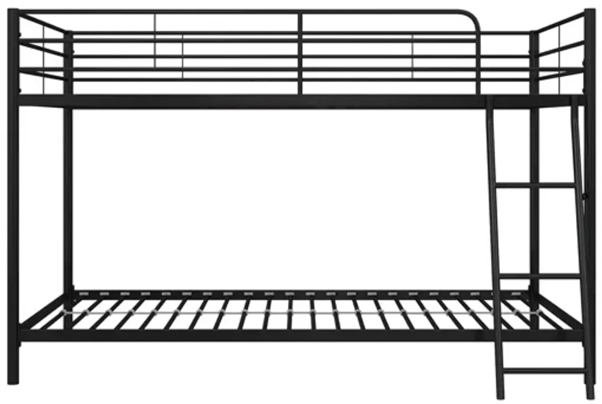 Atwater Living Bethia Twin over Twin Bunk Bed with Storage Bins