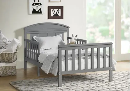 Oxford Baby Baldwin Wooden Toddler Bed in Dove Gray by M DESIGN VILLAGE