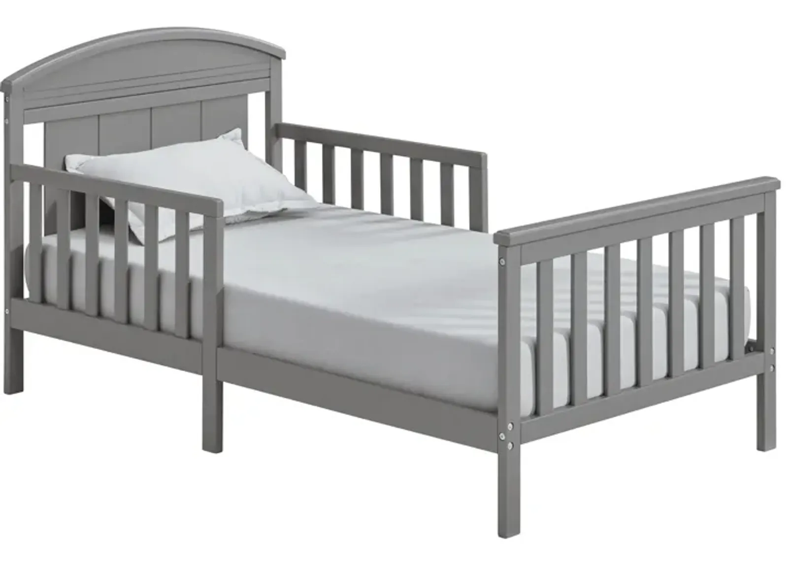 Oxford Baby Baldwin Wooden Toddler Bed in Dove Gray by M DESIGN VILLAGE