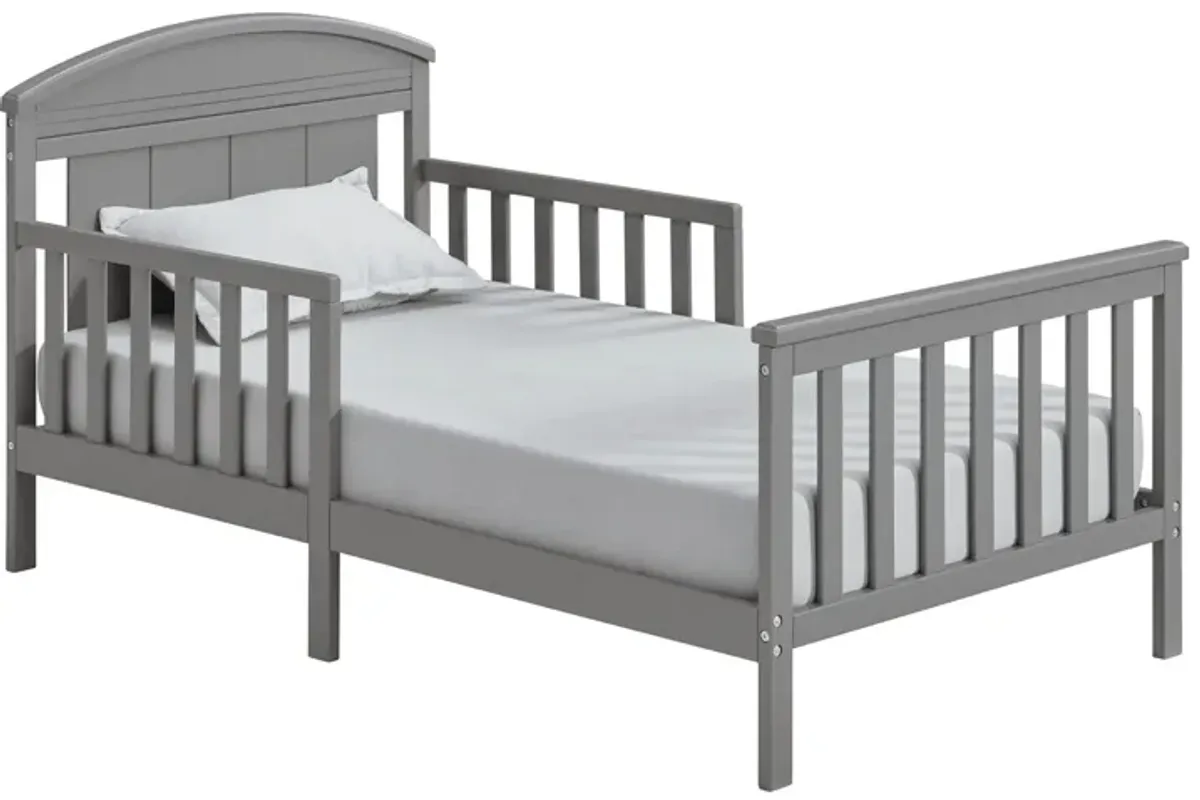 Oxford Baby Baldwin Wooden Toddler Bed in Dove Gray by M DESIGN VILLAGE