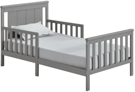 Oxford Baby Lazio Wooden Toddler Bed in Dove Gray by M DESIGN VILLAGE