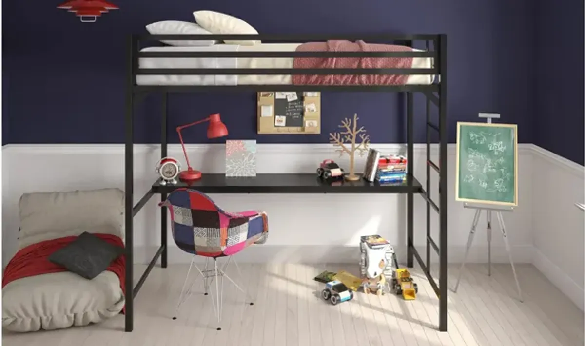 Miles Loft Bed with Desk