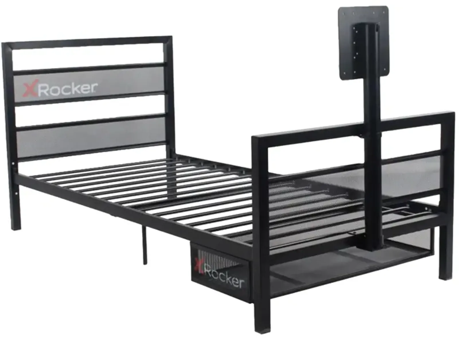 X Rocker Basecamp TV Twin Gaming Bed