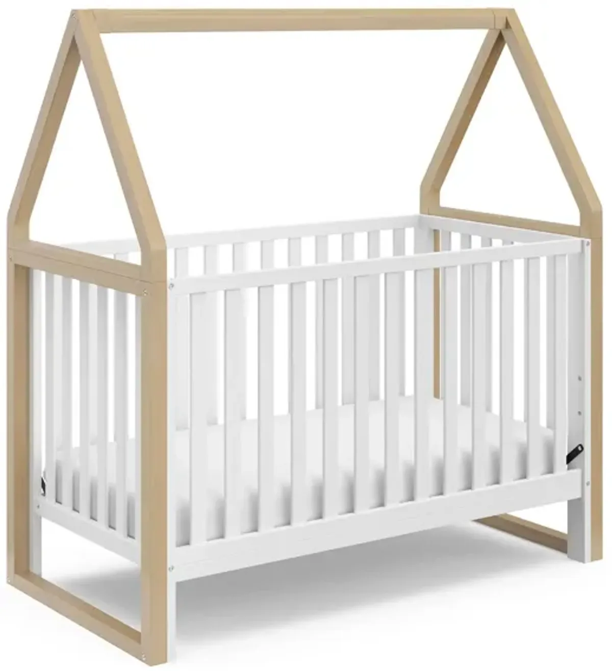 Orchards Canopy Crib in White/Driftwood by Bellanest