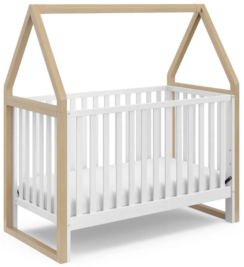 Orchards Canopy Crib in White/Driftwood by Bellanest