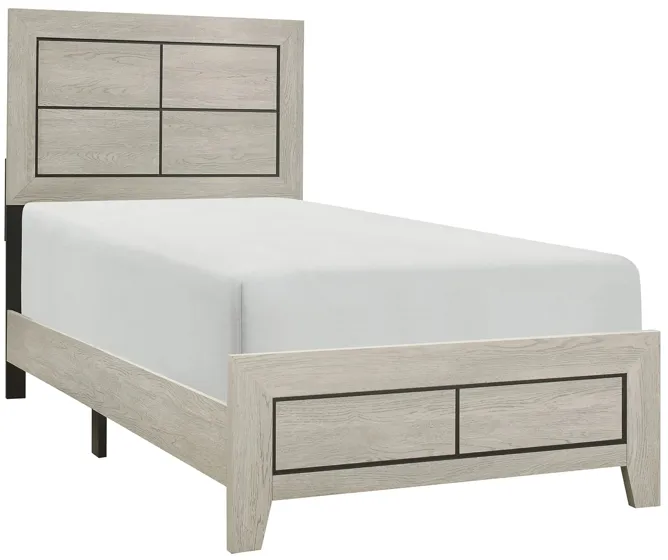 Loudon Twin Bed in Light Brown by Homelegance