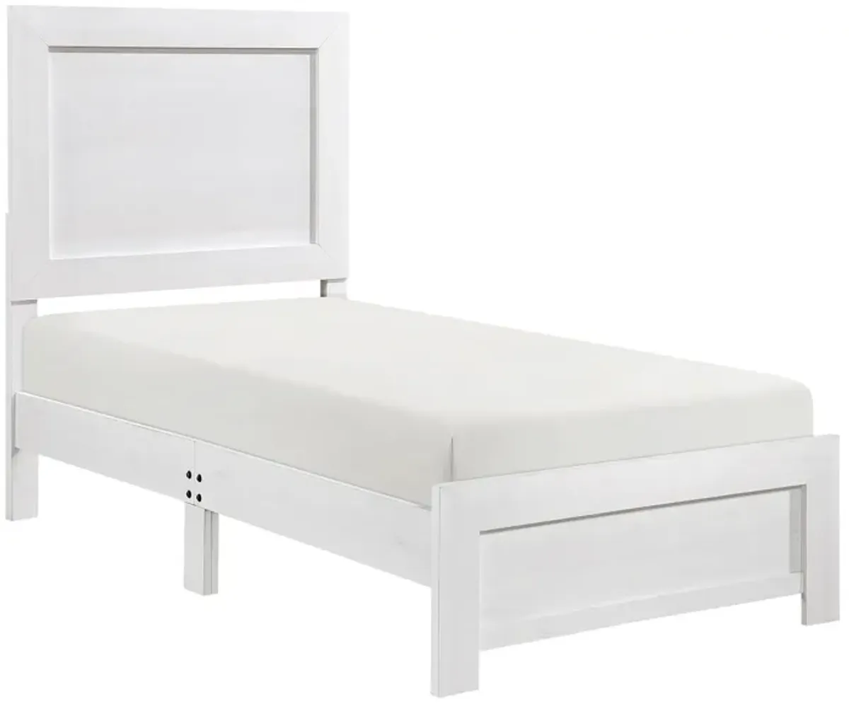 Bijou Bed in White by Homelegance