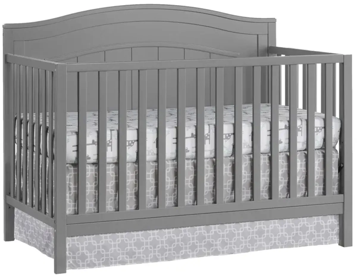 North Bay 4-in-1 Convertible Crib in Dove Gray by M DESIGN VILLAGE