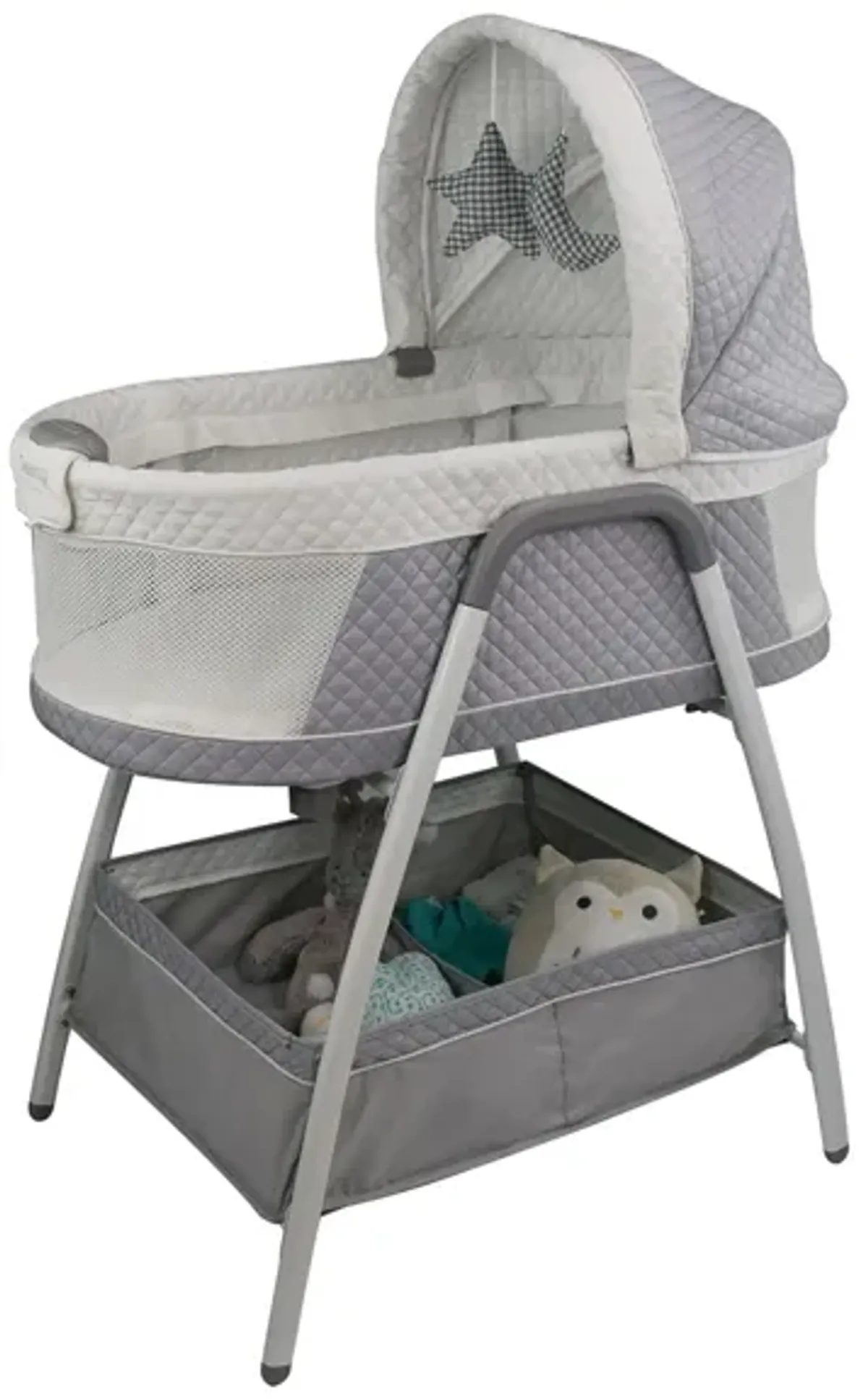 TruBliss Journey 2-in-1 Bassinet in Grey by BK Furniture