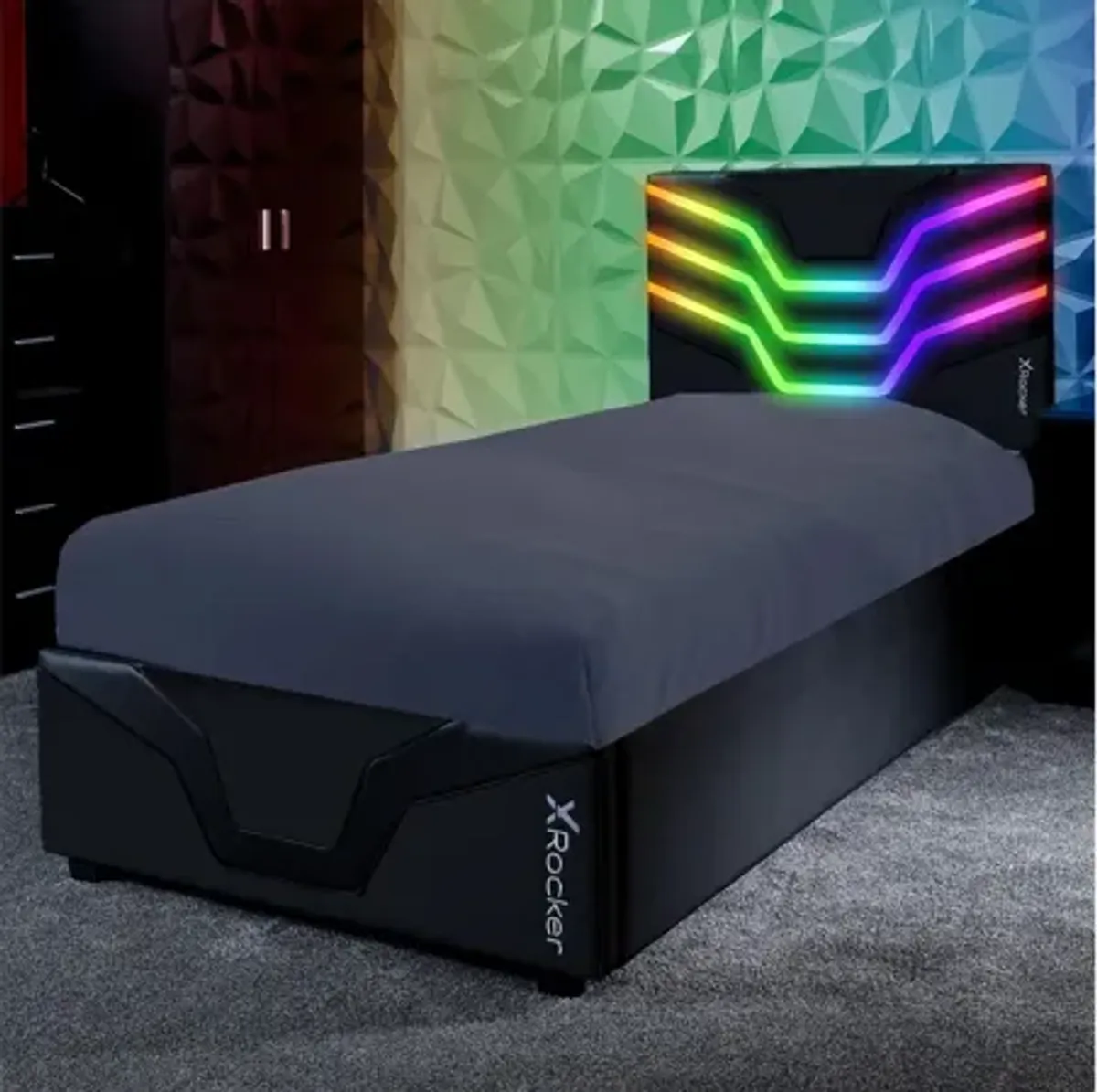 X Rocker Cosmos RGB Gaming Bed