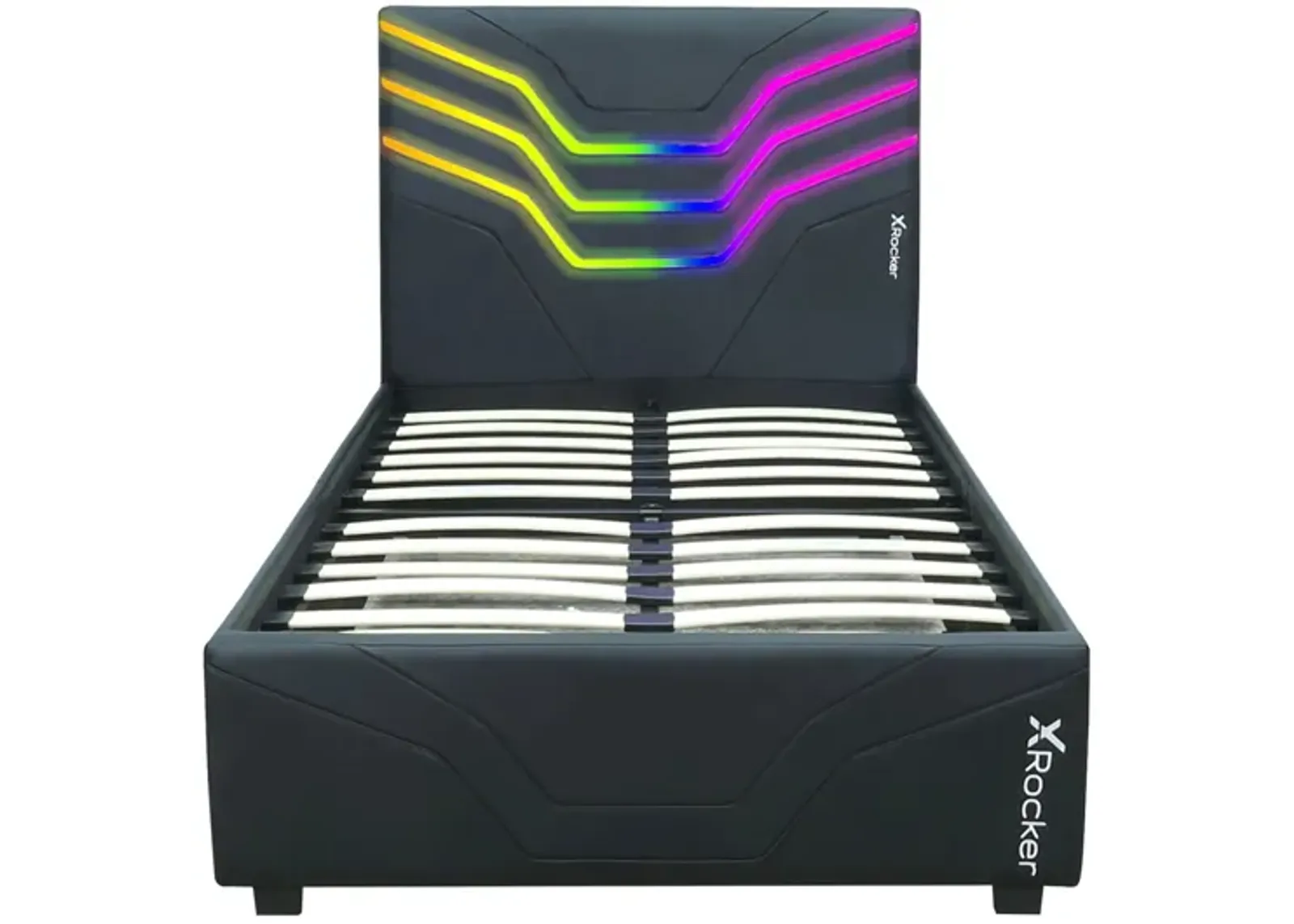 X Rocker Cosmos RGB Gaming Bed in Black by Ace Casual Furniture