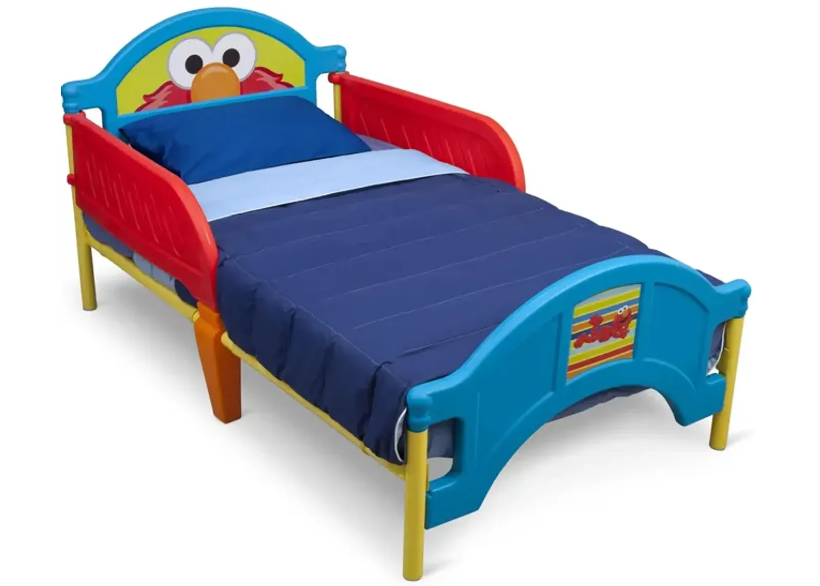 Sesame Street Toddler Bed by Delta Children in Red /Blue /Yellow by Delta Children