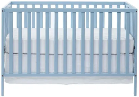Palmer 3-in-1 Convertible Crib in Baby Blue by Heritage Baby