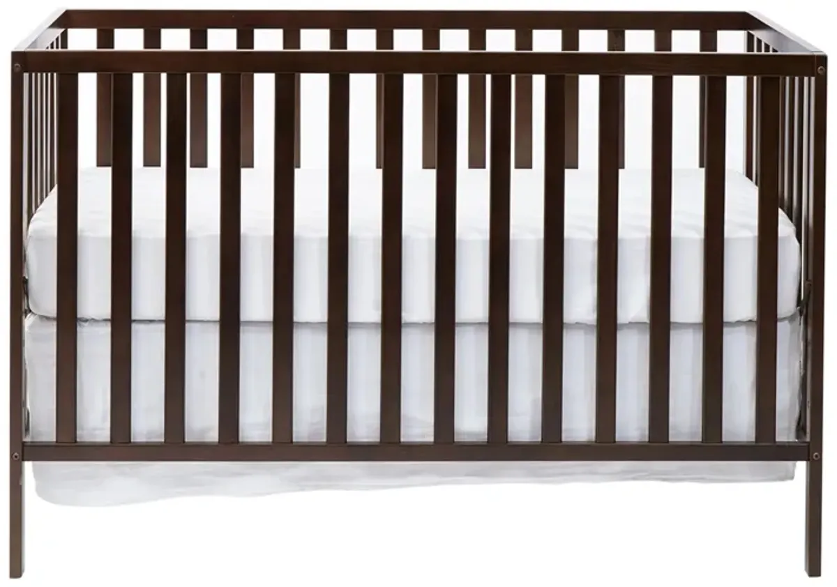 Palmer 3-in-1 Convertible Crib in Espresso by Heritage Baby