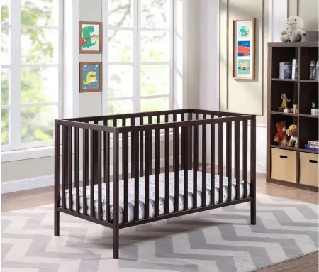 Palmer 3-in-1 Convertible Crib in Espresso by Heritage Baby