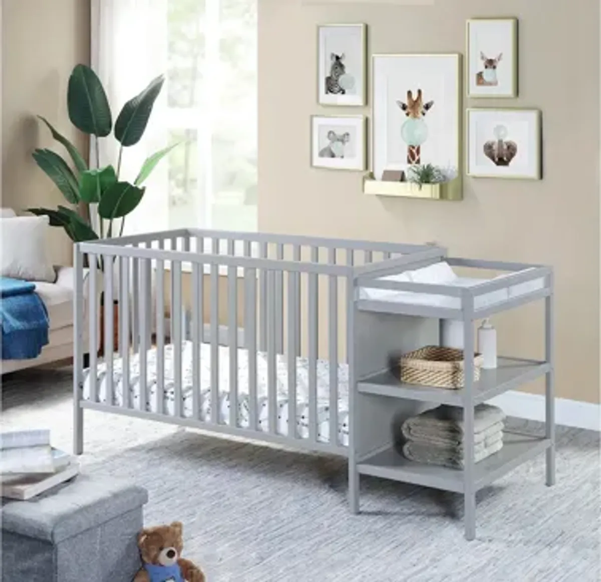 Palmer 3-in-1 Convertible Crib & Changer