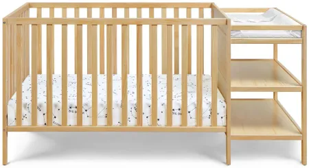Palmer 3-in-1 Convertible Crib & Changer in Natural by Heritage Baby