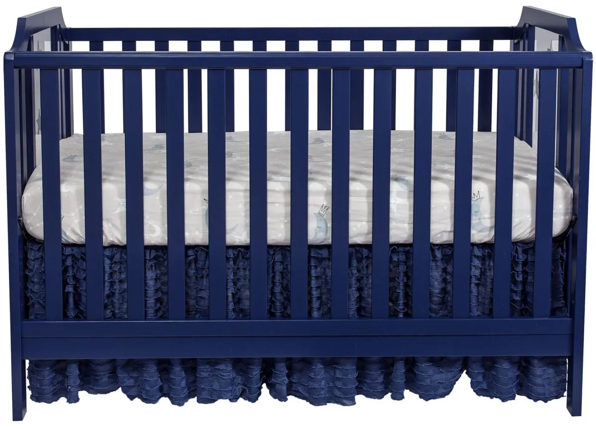 Celeste 3-in-1 Convertible Crib in Navy Blue by Heritage Baby
