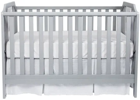 Celeste 3-in-1 Convertible Crib in Light Gray by Heritage Baby
