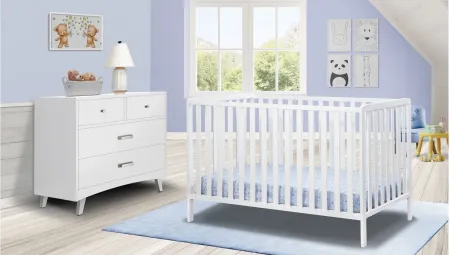 Adrian Crib in White by Sorelle Furniture