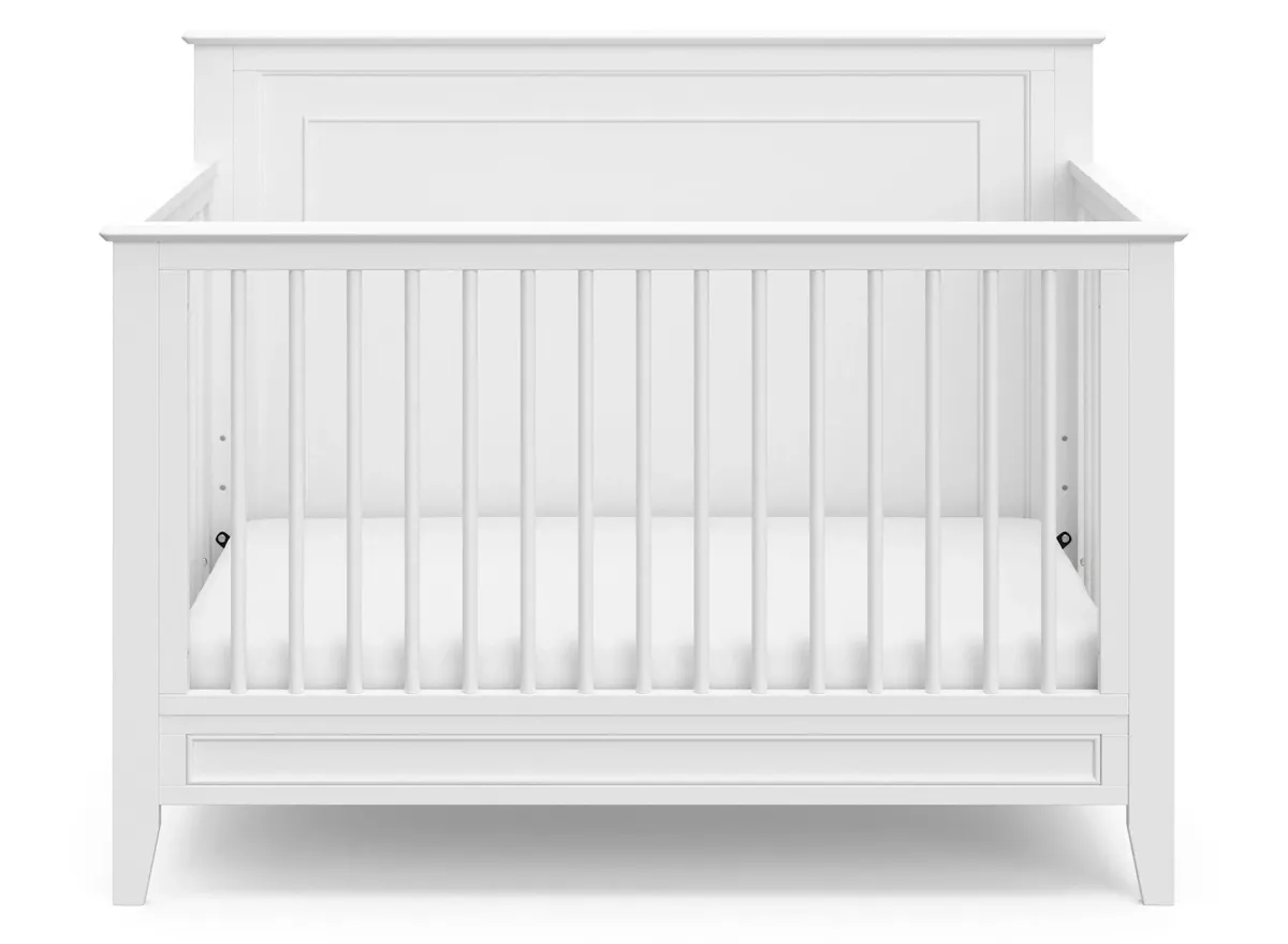 Solstice Convertible Crib in White by Bellanest