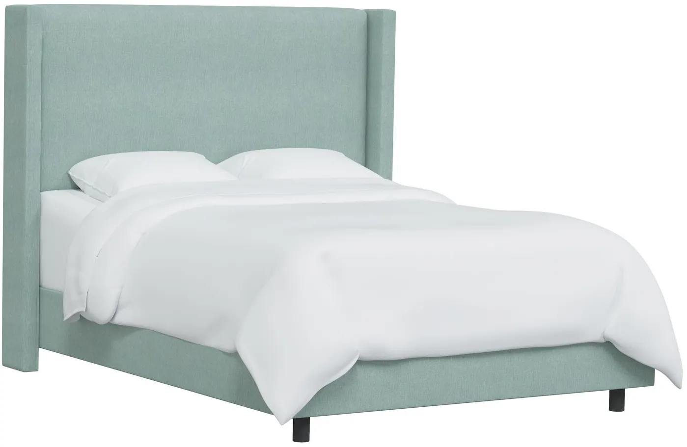 Hayley Wingback Bed in Milsap Dew by Skyline