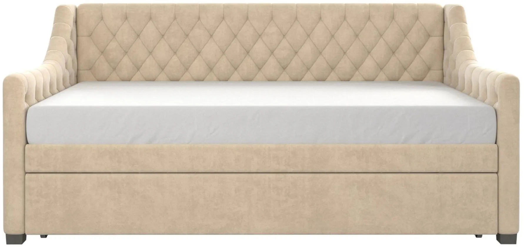 Little Seeds Monarch Hill Ambrosia Upholstered Daybed and Trundle in Ivory by DOREL HOME FURNISHINGS