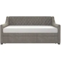 Little Seeds Monarch Hill Ambrosia Upholstered Daybed and Trundle in Light Gray by DOREL HOME FURNISHINGS