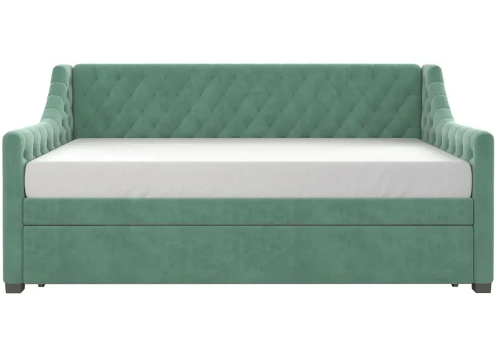 Little Seeds Monarch Hill Ambrosia Upholstered Daybed and Trundle in Teal by DOREL HOME FURNISHINGS