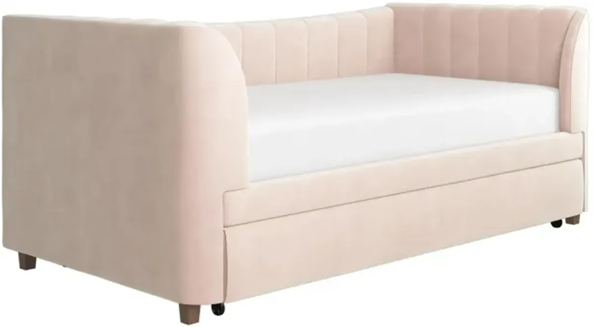 Little Seeds Valentina Upholstered Daybed with Trundle