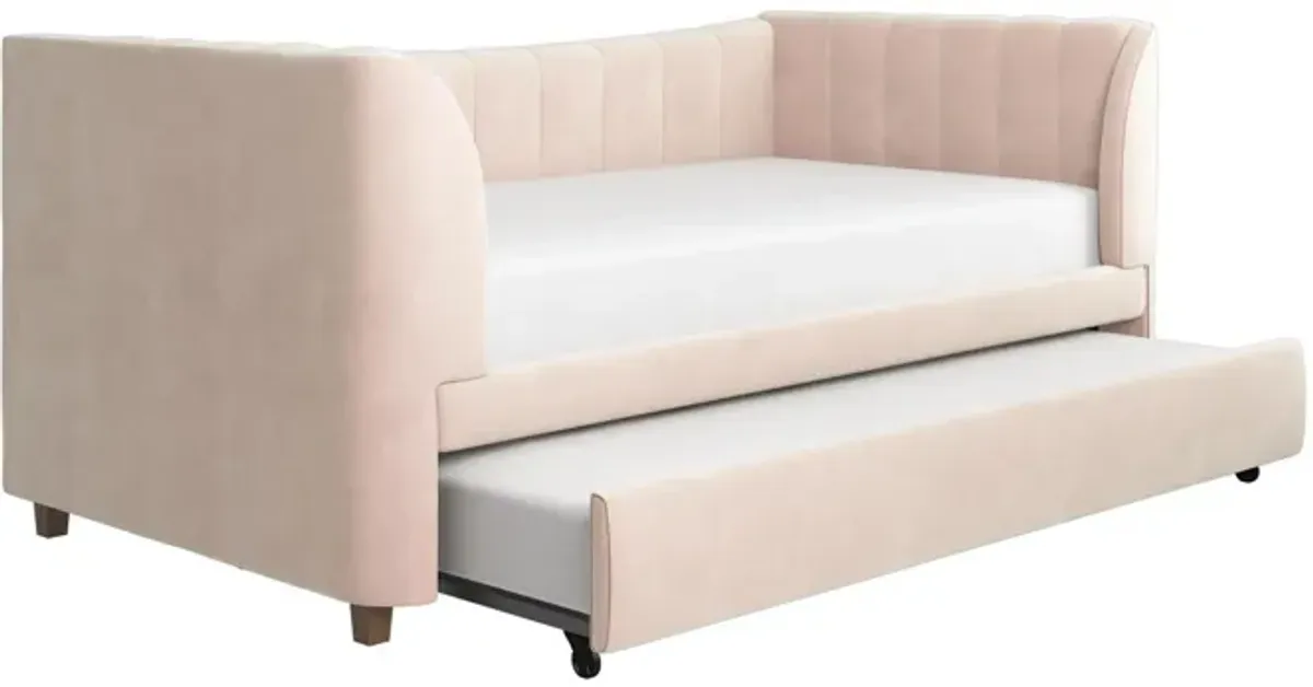 Little Seeds Valentina Upholstered Daybed with Trundle