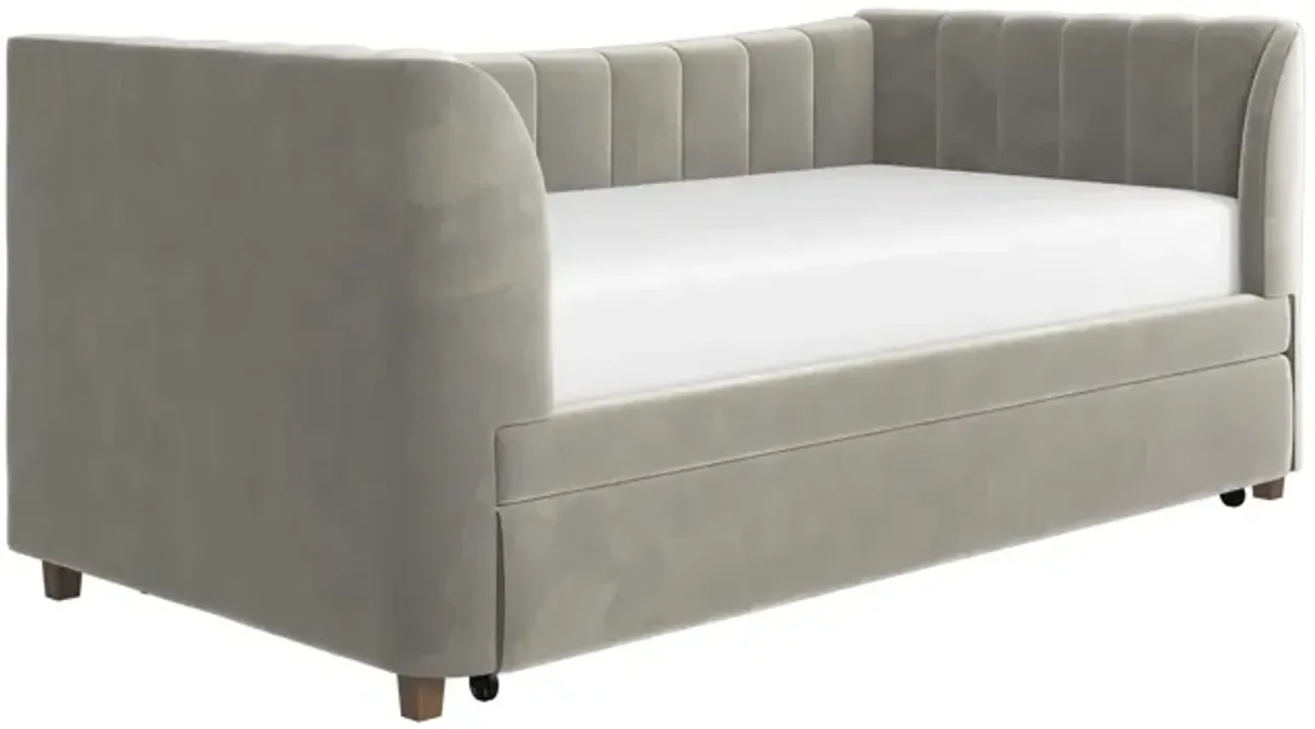 Little Seeds Valentina Upholstered Daybed with Trundle