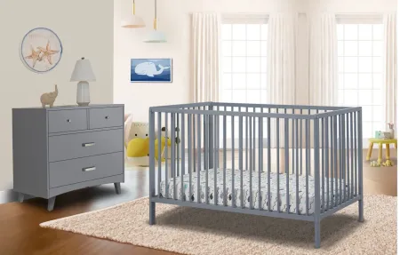 Happy Crib in Gray by Sorelle Furniture