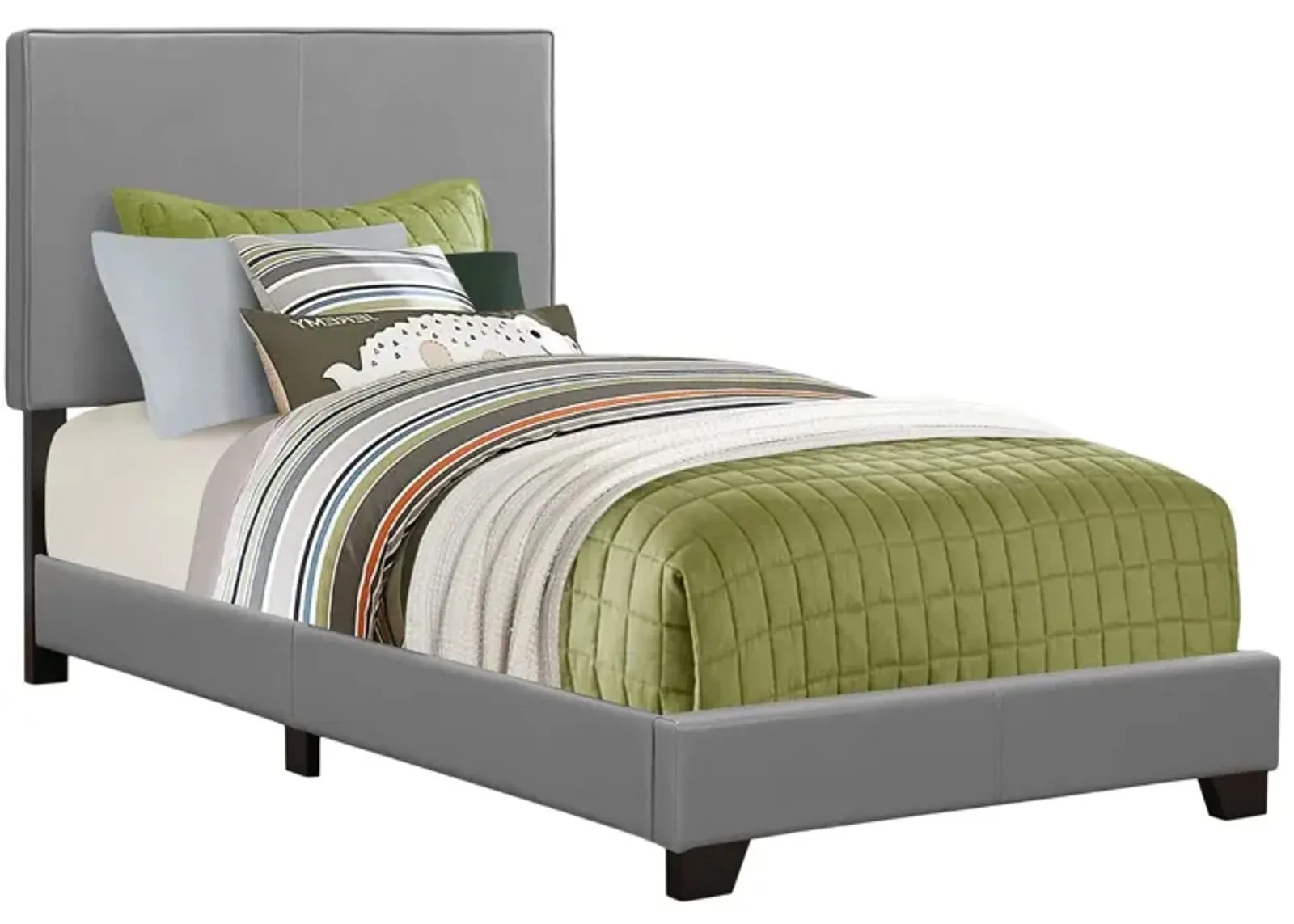 Monarch Specialties Youth Bed in Grey by Monarch Specialties