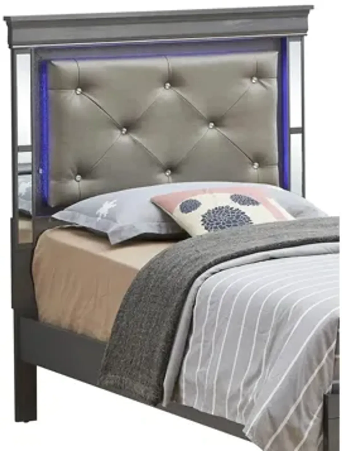 Verona Twin Bed w/ LED Lighting