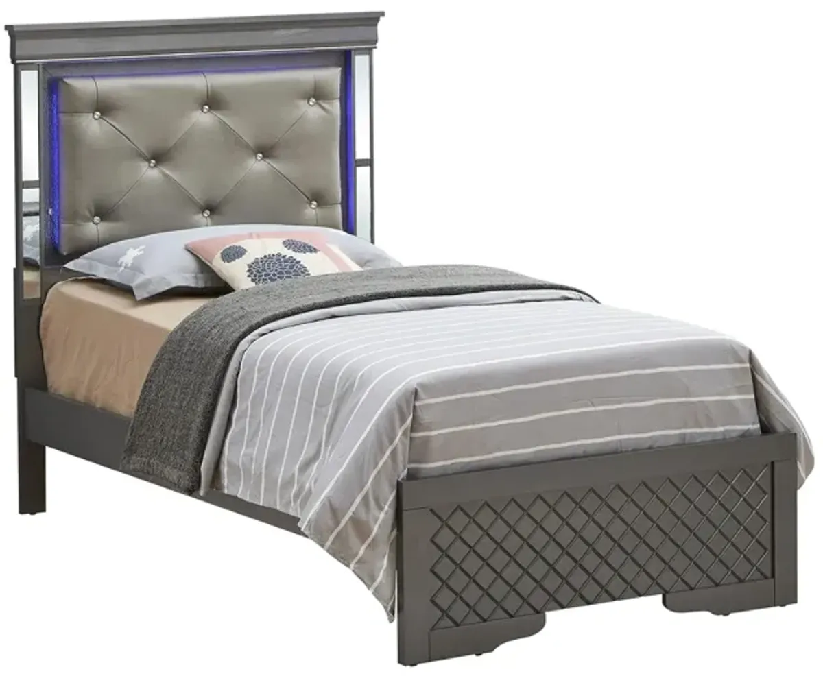 Verona Twin Bed w/ LED Lighting