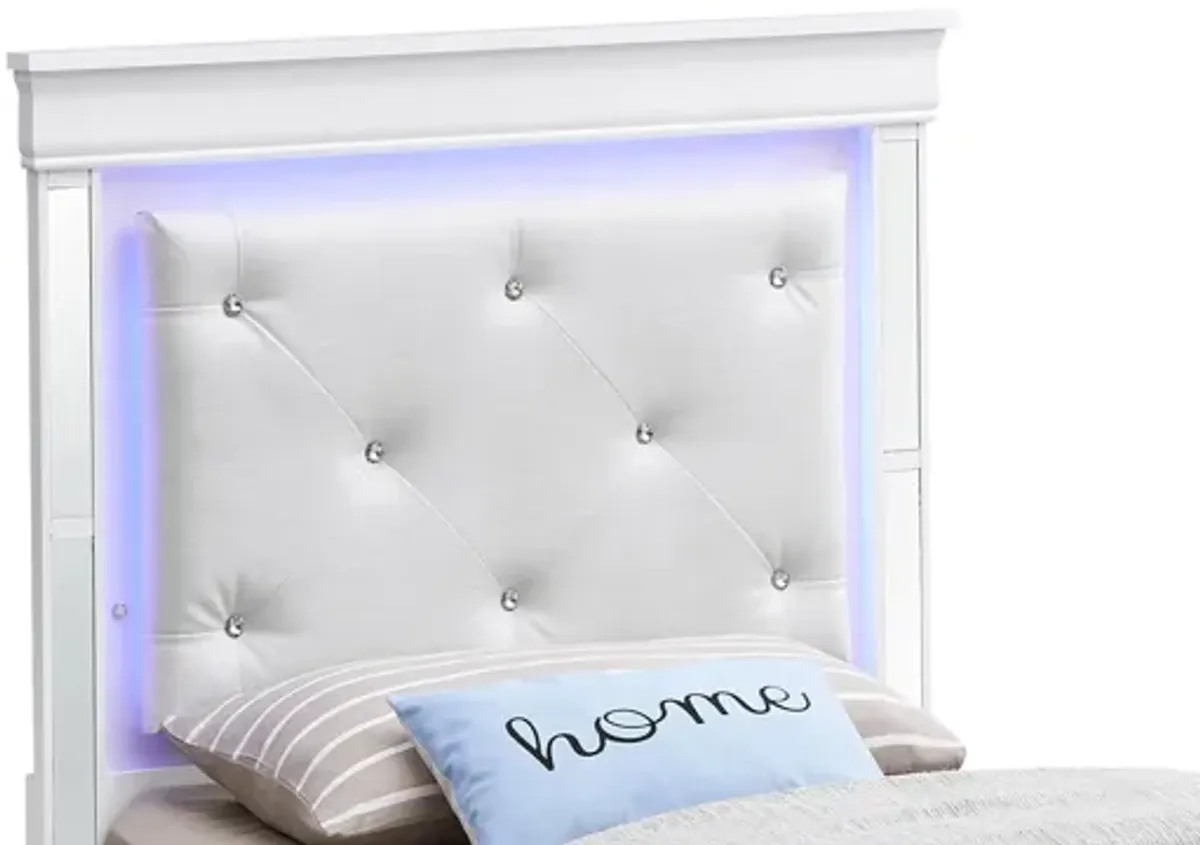 Verona Twin Bed w/ LED Lighting