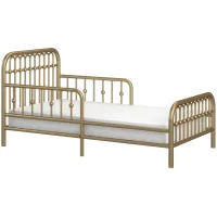 Little Seeds Monarch Hill Ivy Metal Toddler Bed in Gold by DOREL HOME FURNISHINGS