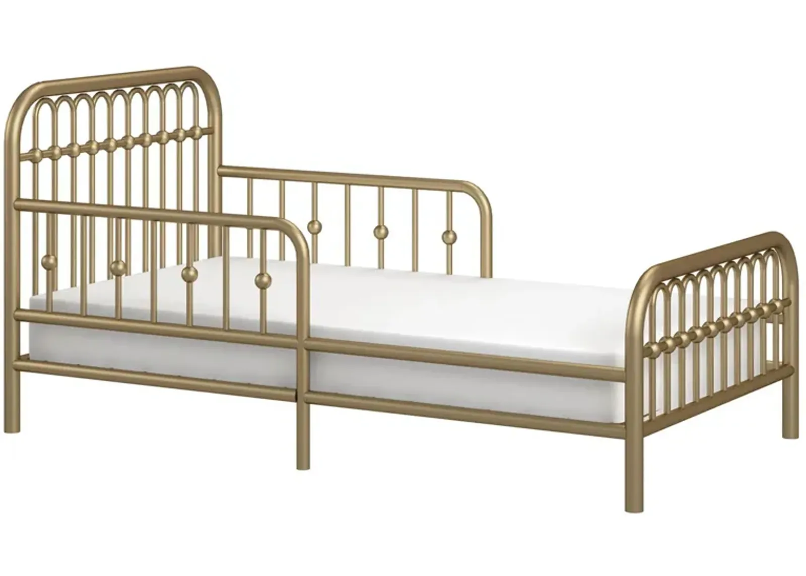 Little Seeds Monarch Hill Ivy Metal Toddler Bed in Gold by DOREL HOME FURNISHINGS