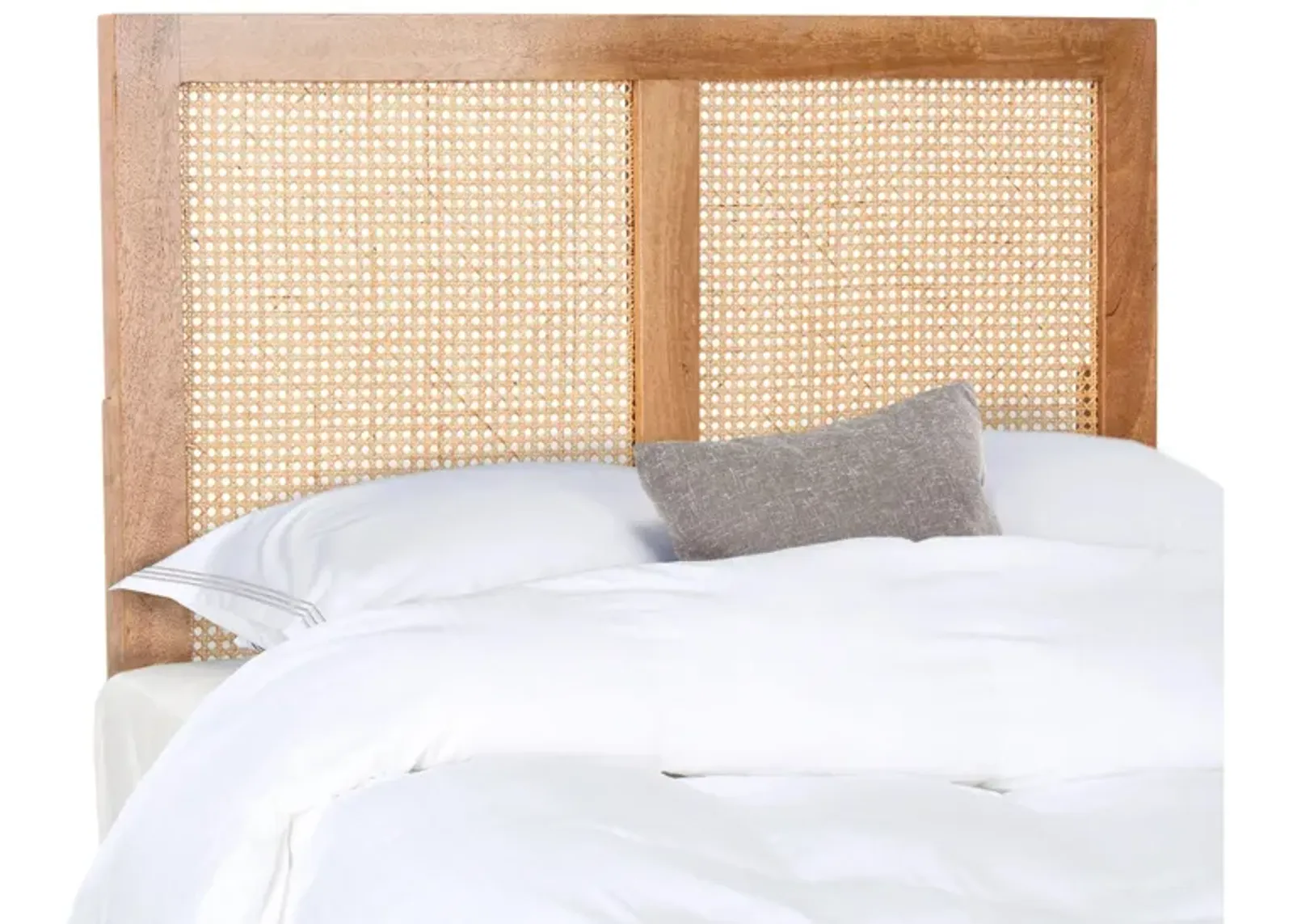 Vienna Cane Mounted Headboard in Natural by Safavieh