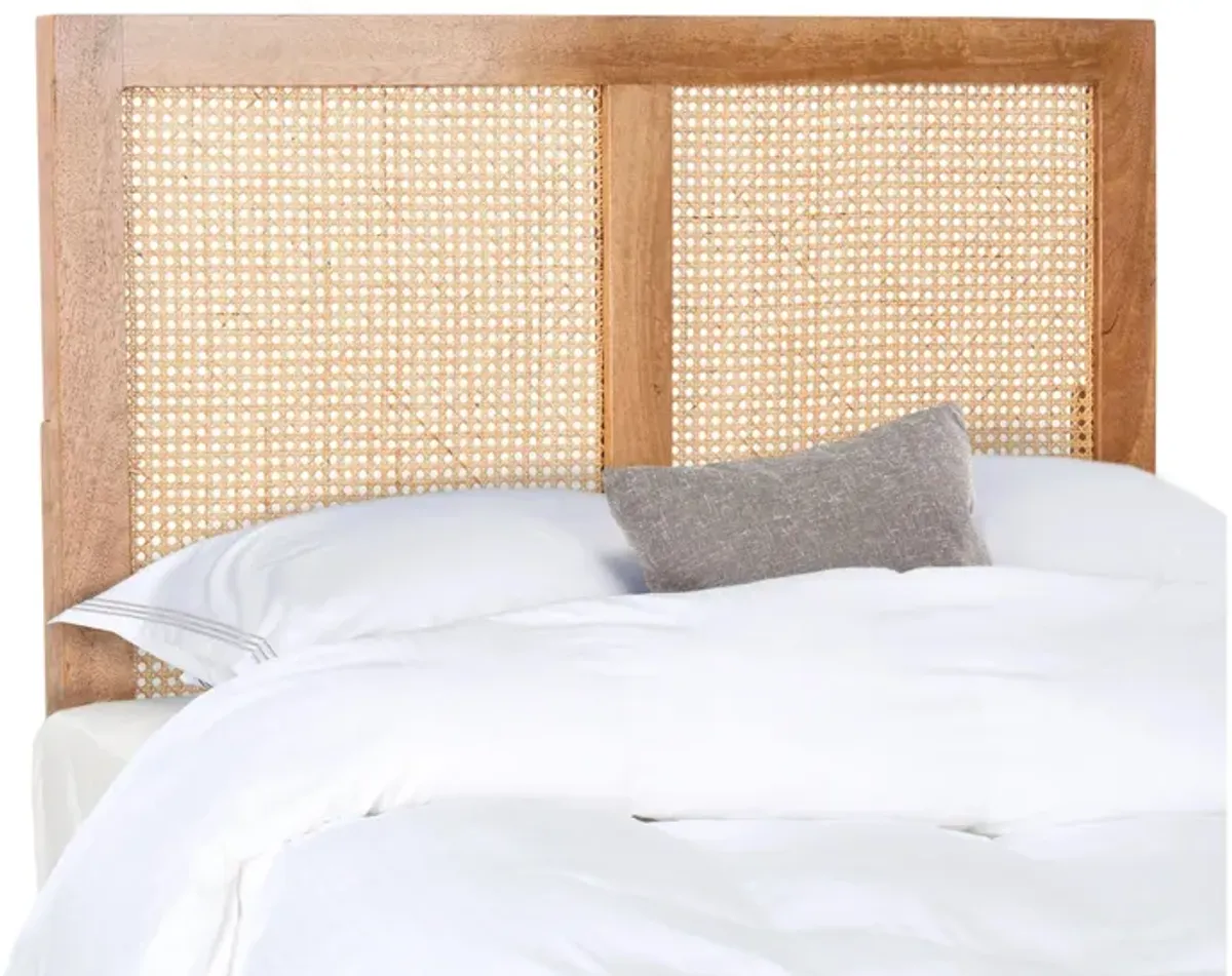 Vienna Cane Mounted Headboard in Natural by Safavieh