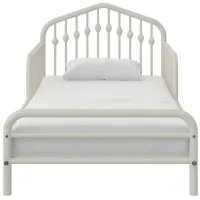 Bushwick Metal Toddler Bed in Off White by DOREL HOME FURNISHINGS