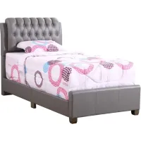 Marilla Upholstered Bed in Gray by Glory Furniture