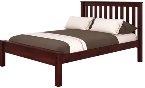 Contempo Mission Bed in Cappuccino by Donco Trading