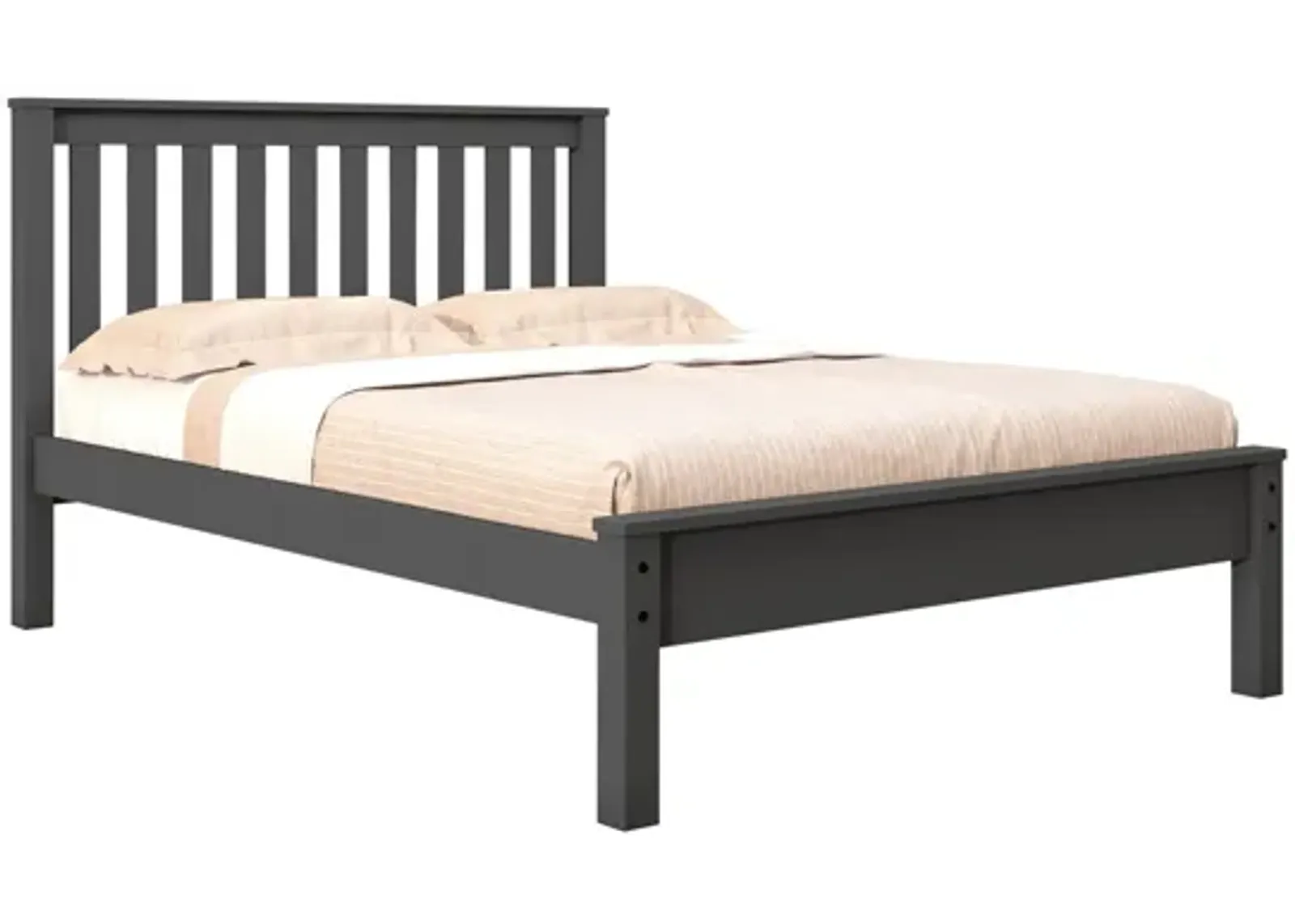 Contempo Mission Bed in Dark Gray by Donco Trading