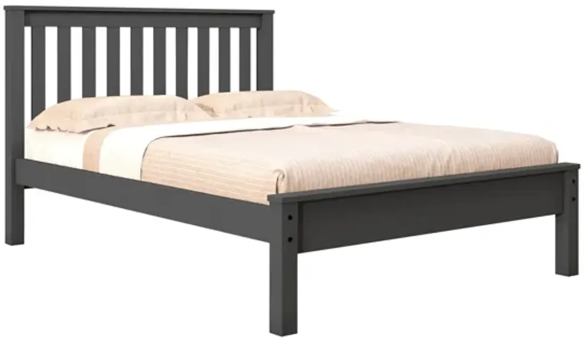 Contempo Mission Bed in Dark Gray by Donco Trading