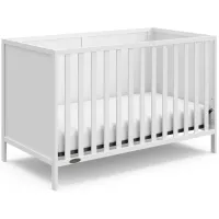 Graco Theo 3-in-1 Convertible Crib in White by Bellanest