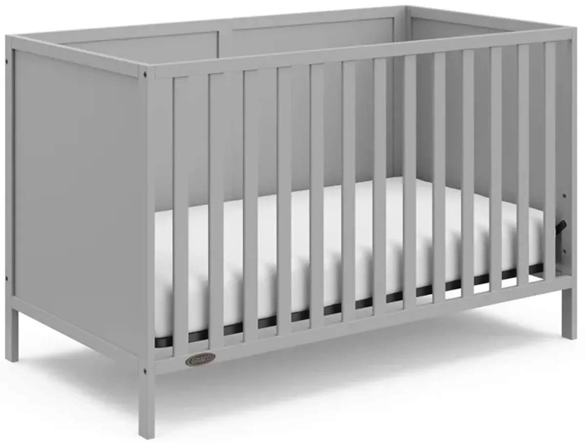 Graco Theo 3-in-1 Convertible Crib in Pebble Gray by Bellanest