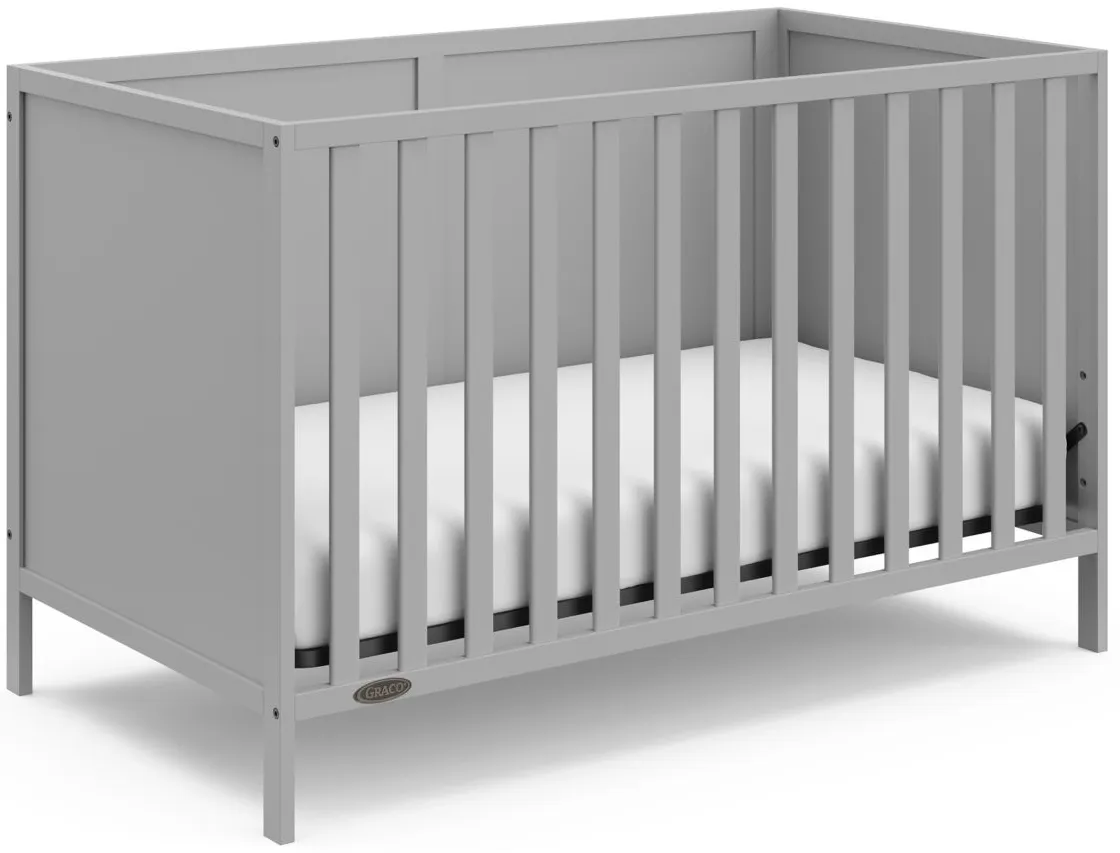 Graco Theo 3-in-1 Convertible Crib in Pebble Gray by Bellanest